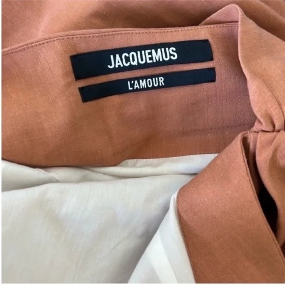 Jacquemus La Robe Saudade Asymmetrical Dress